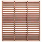 VIDAXL Panneau de cloture WPC 180x180 cm Marron