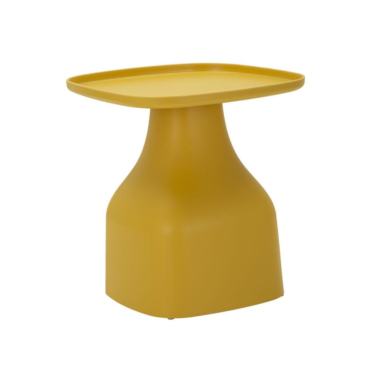 Paris Prix Table d'Appoint Carrée  Gea  50cm Jaune