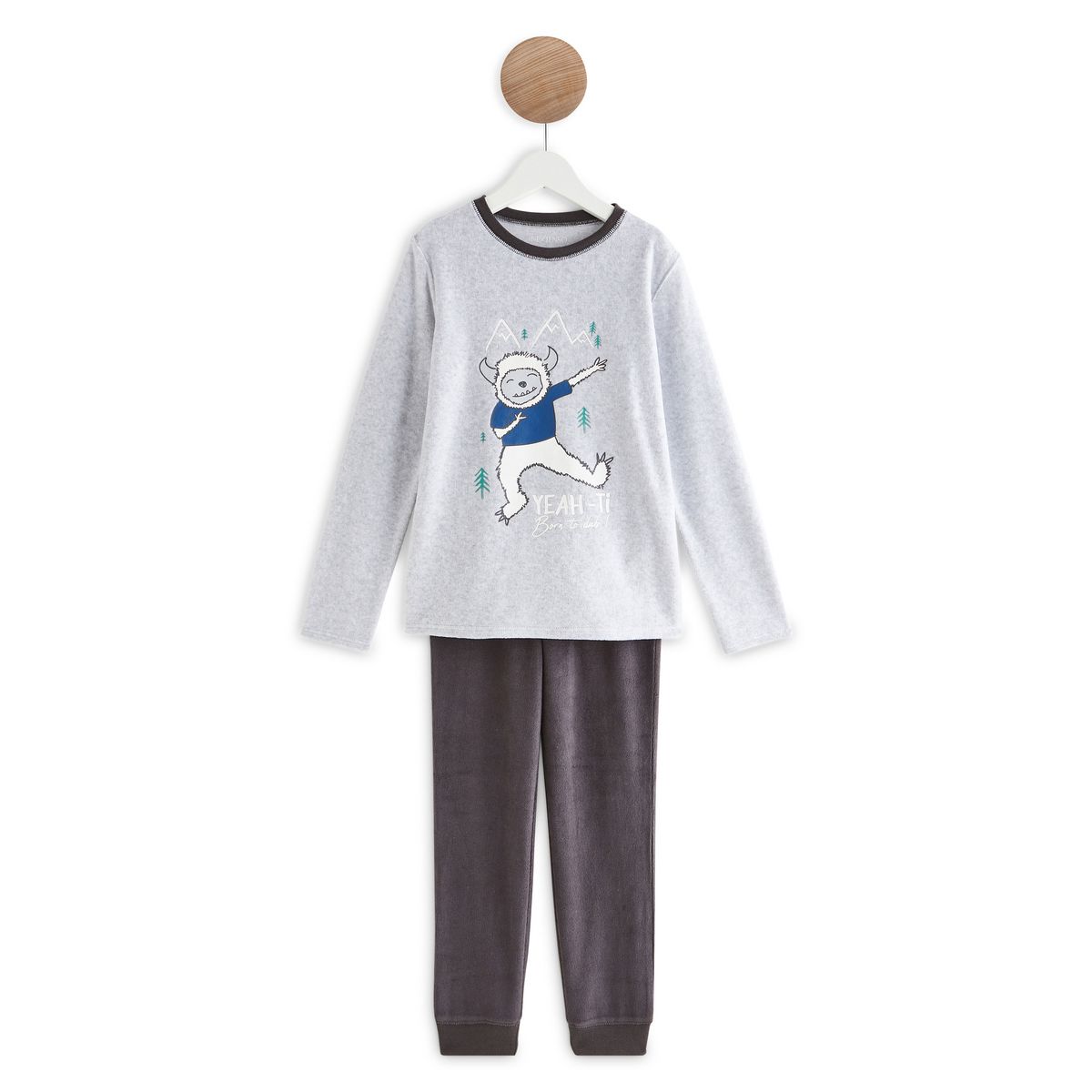 IN EXTENSO Ensemble pyjama velours moutons garçon
