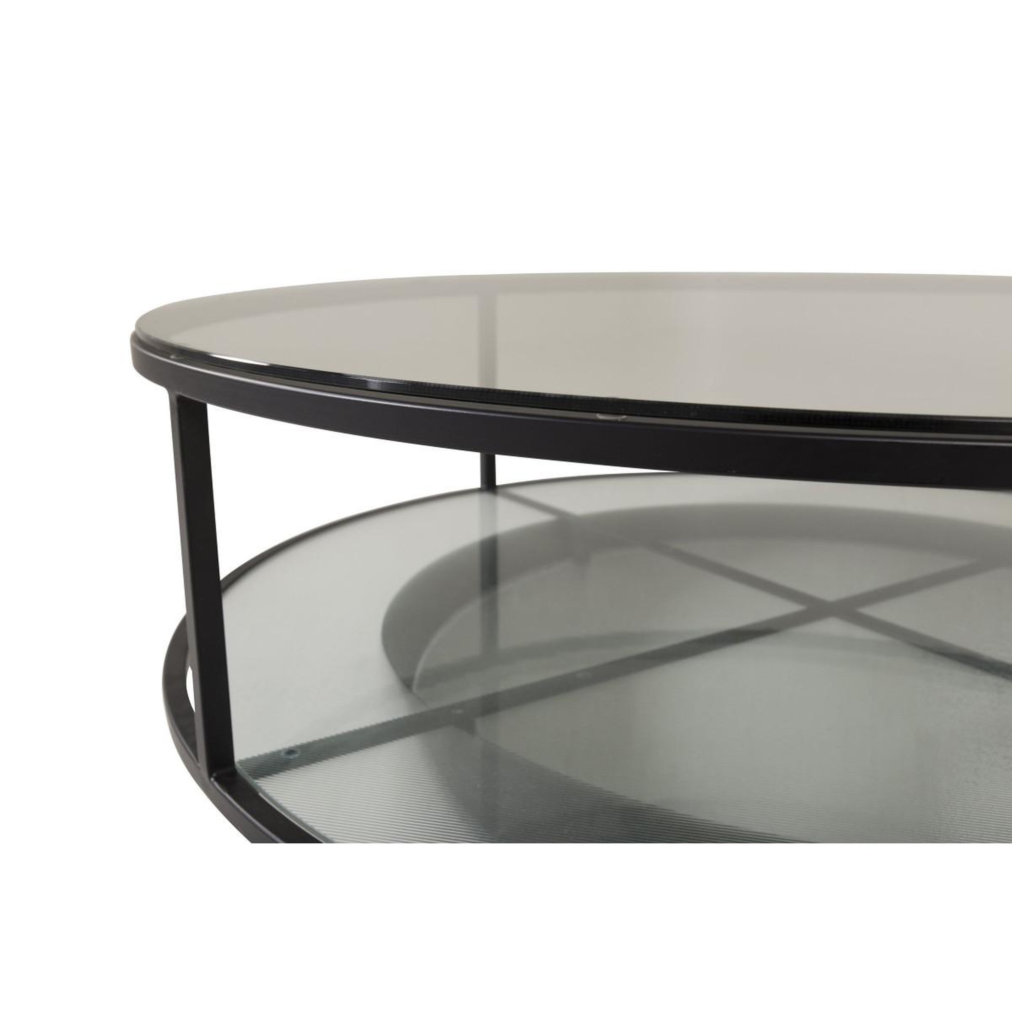 Voir la diapositive 4 : Paris Prix Table basse design en verre  falsterbo  100cm noir