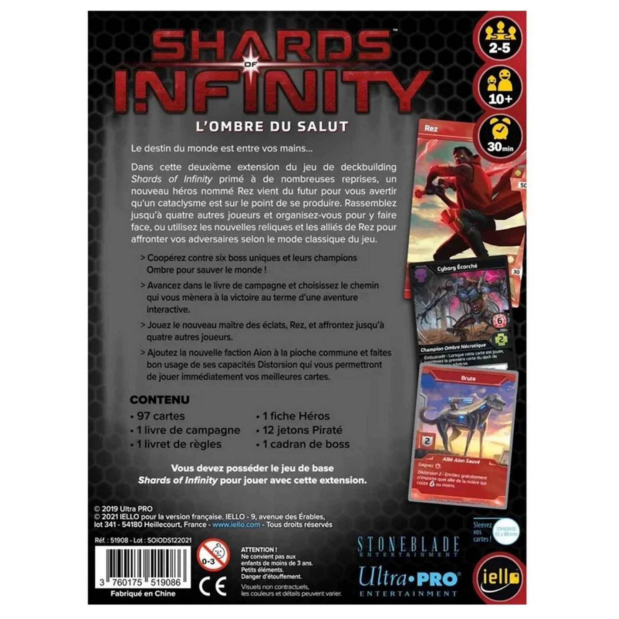 Voir la diapositive 3 : Iello Shards of infinity : l'ombre du salut