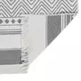 VIDAXL Tapis Gris et blanc 160x230 cm Coton