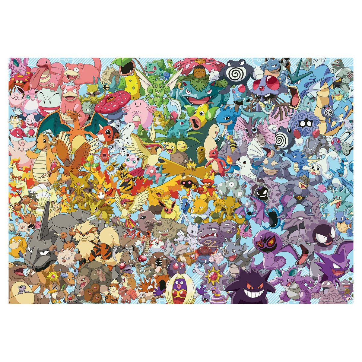 RAVENSBURGER Puzzle 1000 pièces - Pokémon / Challenge Puzzle
