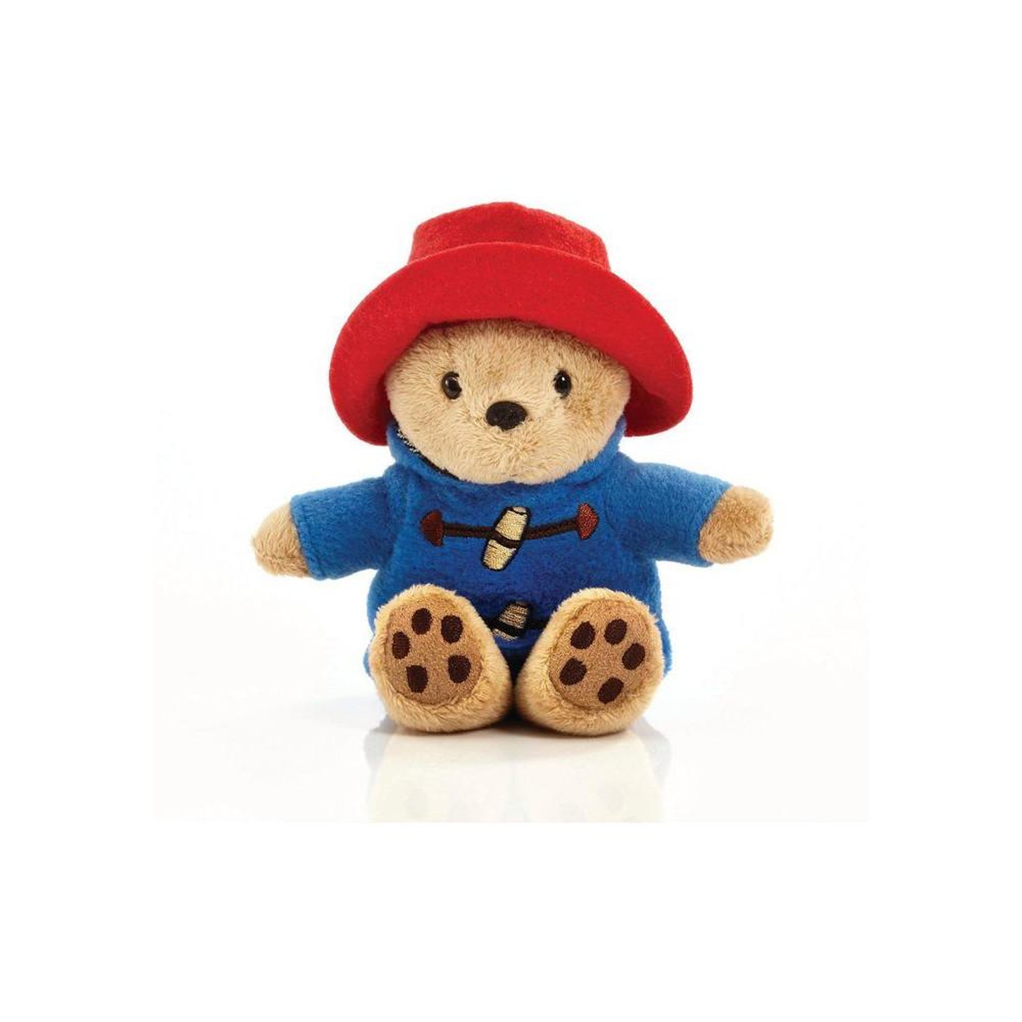 Voir la diapositive 2 : Gipsy Peluche ours en peluche Paddington, personnage officiel, 13 cm, chapeau rouge à large bord et manteau bleu