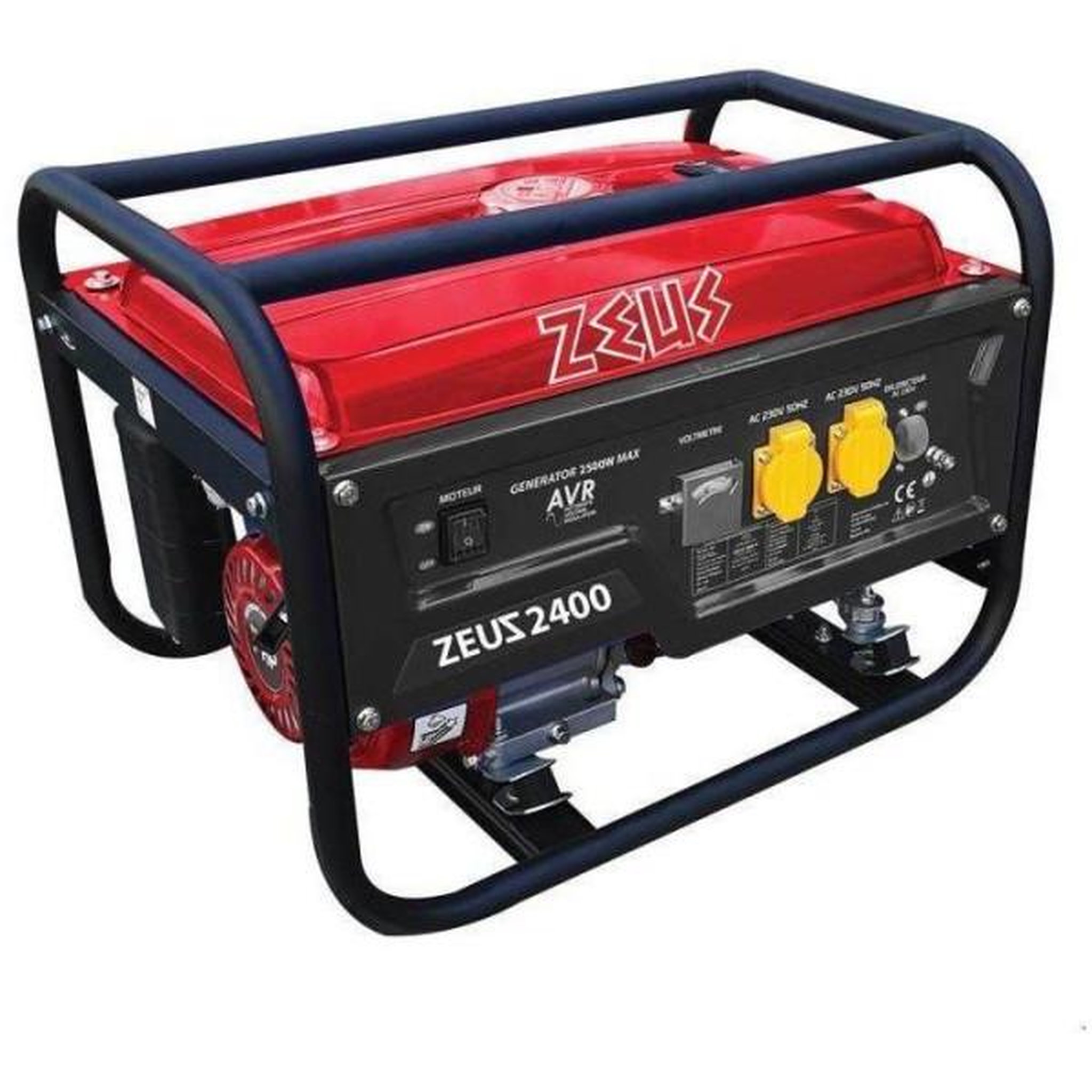Voir la diapositive 2 : ZEUS Groupe électrogene essence - ZEUZ - ZEUZ2400 - 2400 W - AVR - Réservoir 15 L - Démarrage manuel