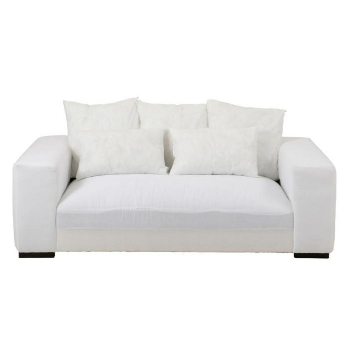 Paris Prix Canapé Design 5 Coussins  Monaco  217cm Blanc