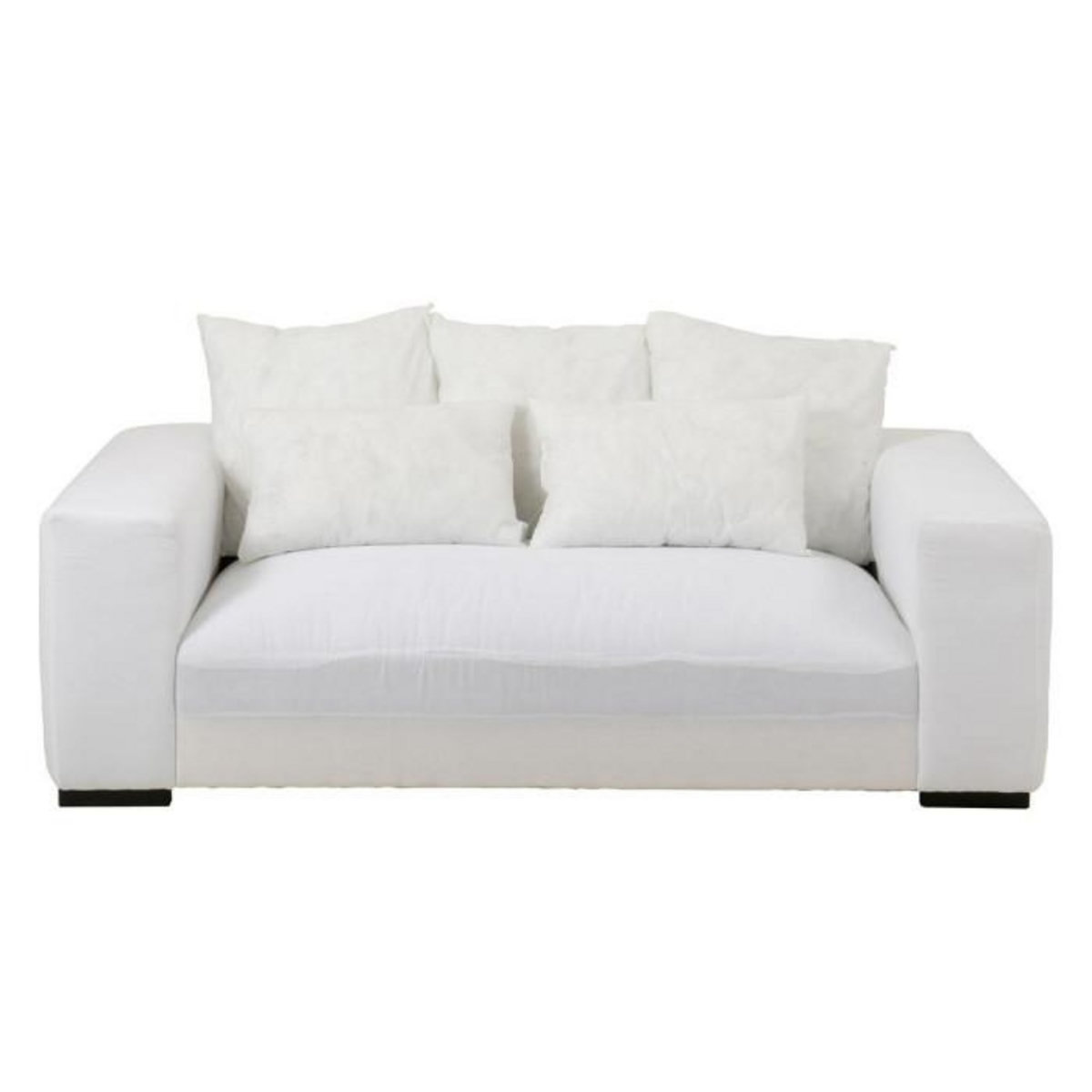 Paris Prix Canapé Design 5 Coussins  Monaco  217cm Blanc