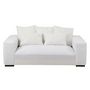 Voir la diapositive 3 : Paris Prix Canapé Design 5 Coussins  Monaco  217cm Blanc