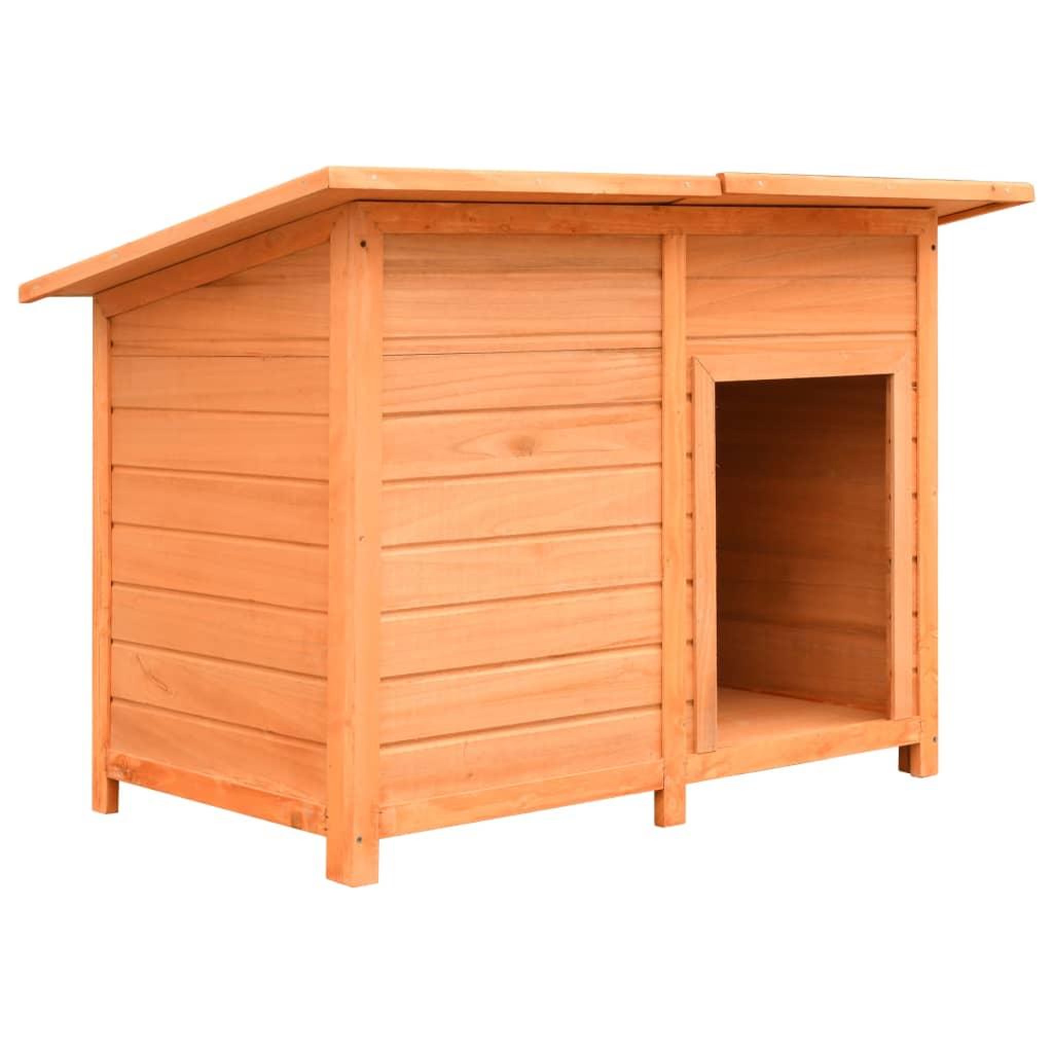 VIDAXL Niche pour chiens bois de pin et de sapin solide 120x77x86 cm