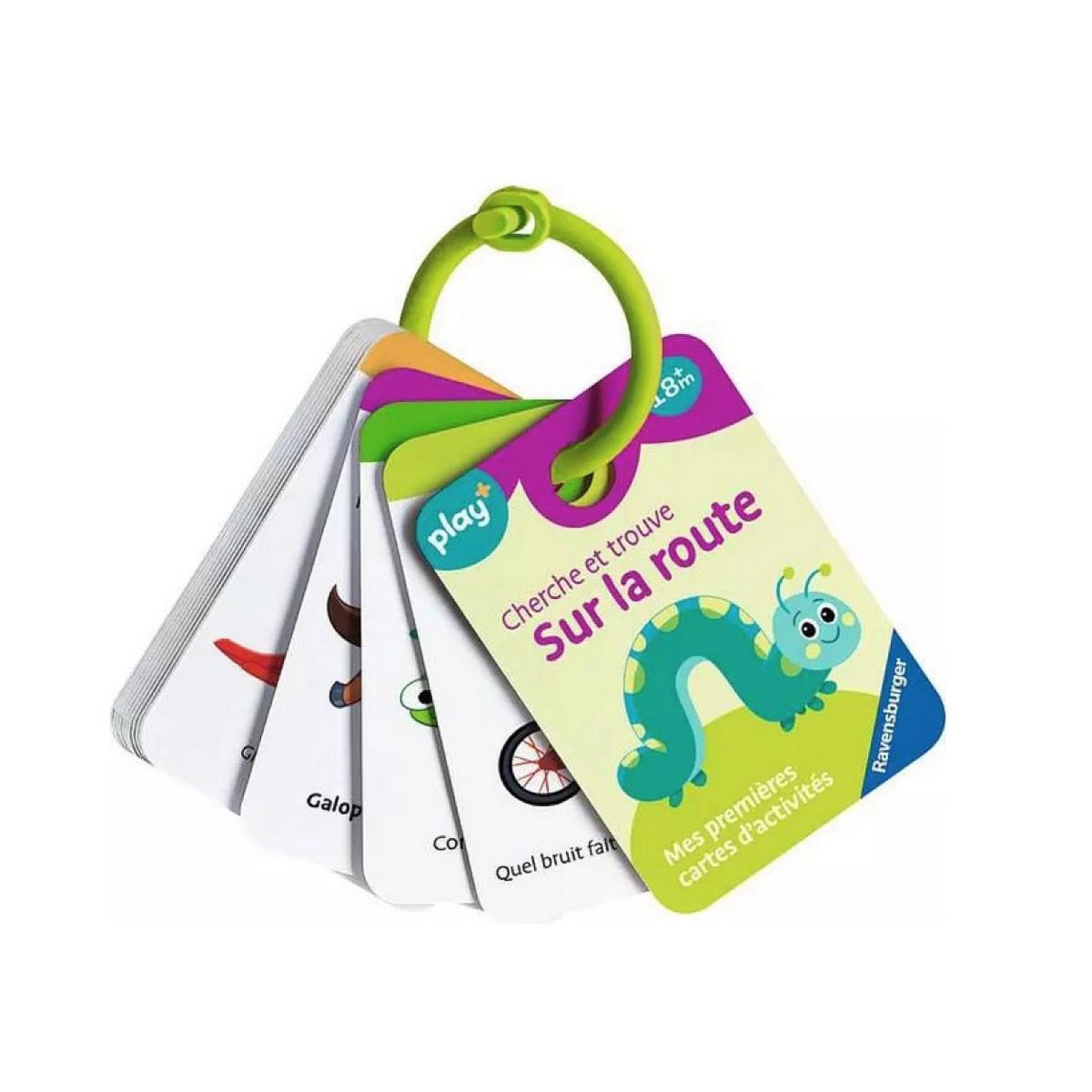 Voir la diapositive 3 : RAVENSBURGER Mes premieres cartes d activites - Cherche et trouve sur la route