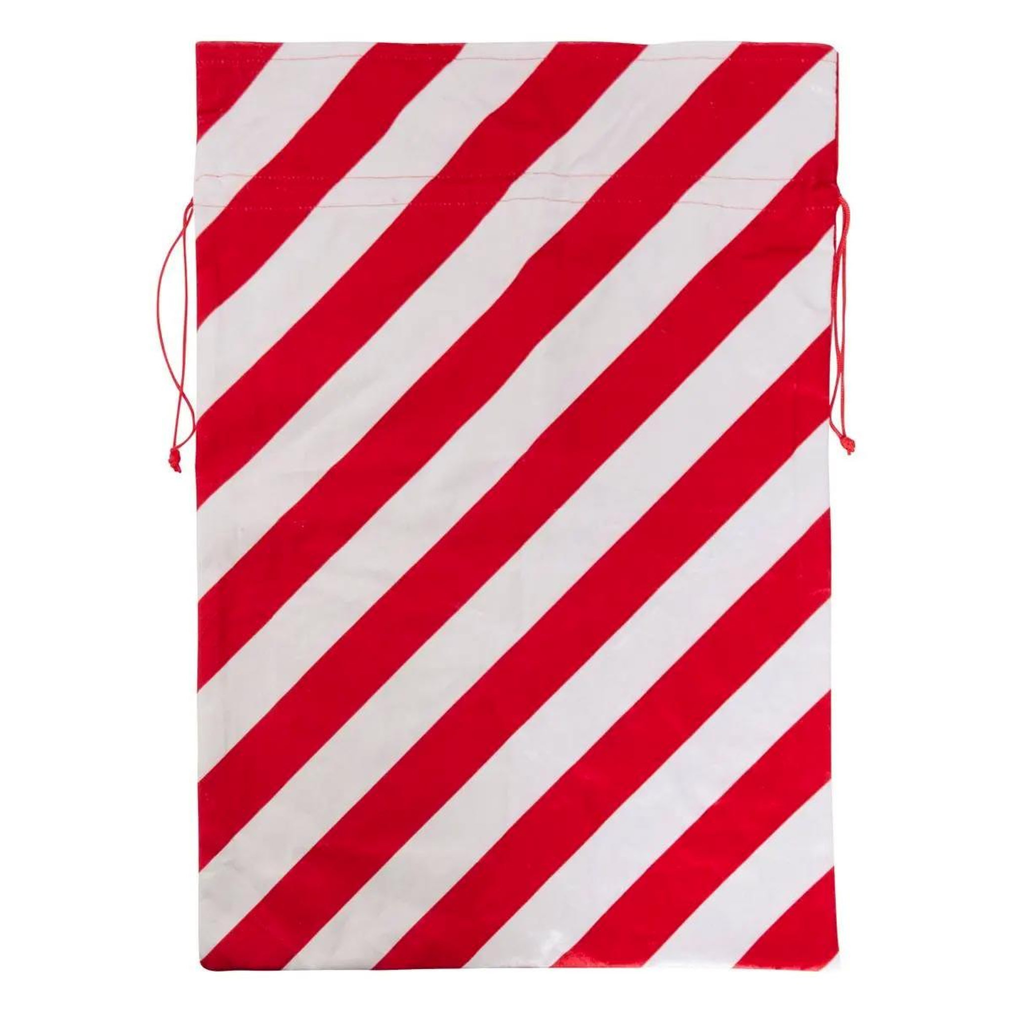 Voir la diapositive 2 : ATMOSPHERA Hotte de noël  sucre d'orge  70cm rouge