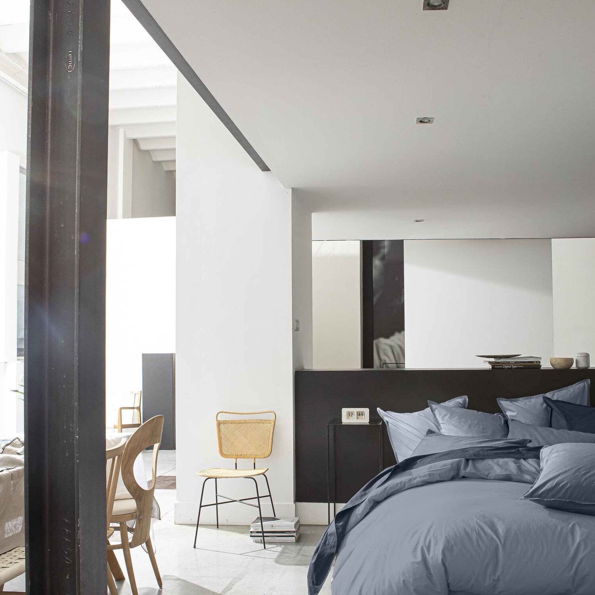 Voir la diapositive 3 : BATON ROUGE Housse de couette 100% percale de coton