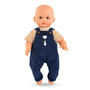 Voir la diapositive 2 : Corolle T-Shirt et Salopette Marine pour poupon 30 cm