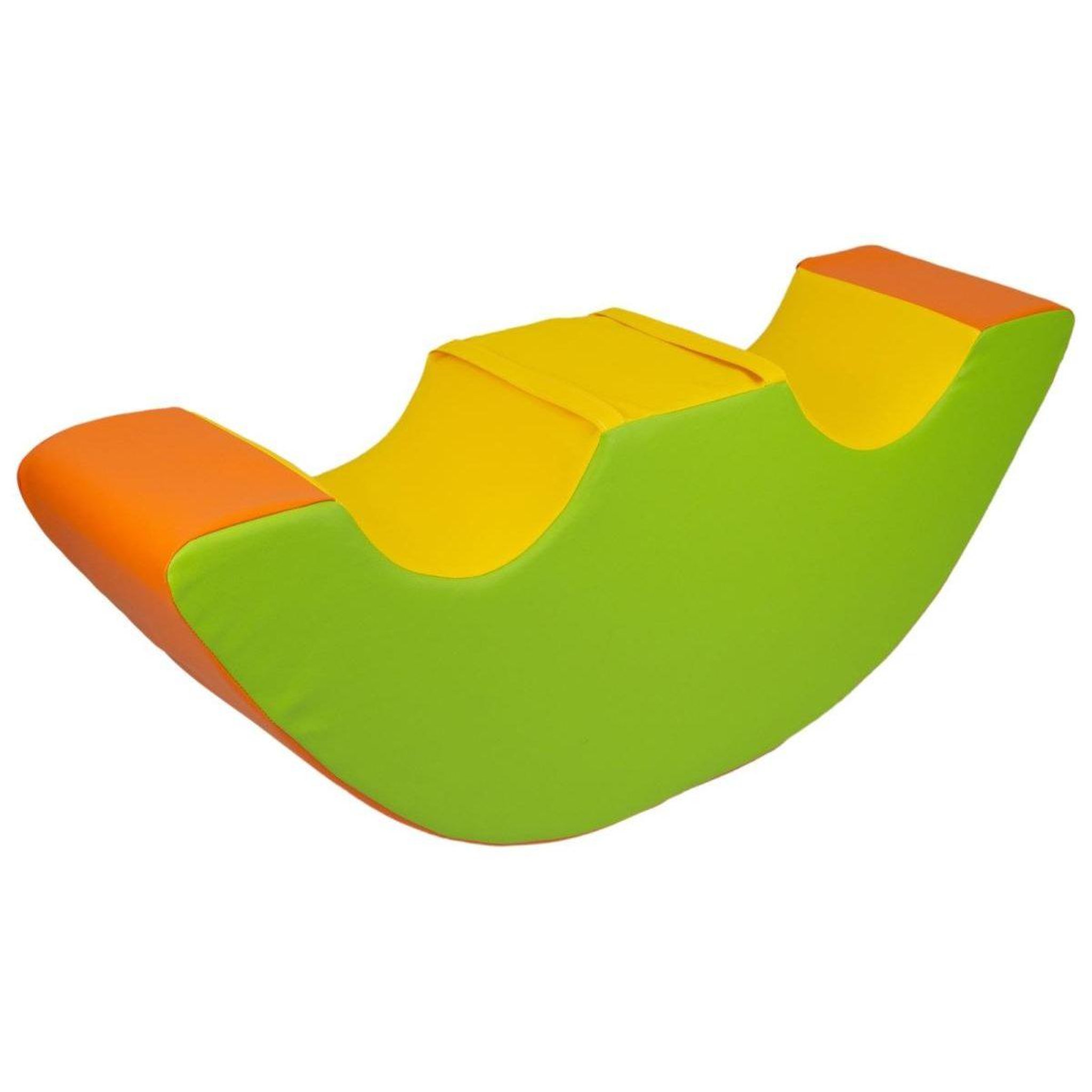 VELINDA Balancelle à bascule Bean Rocker Duo — jaune, vert, orange, bleu clair