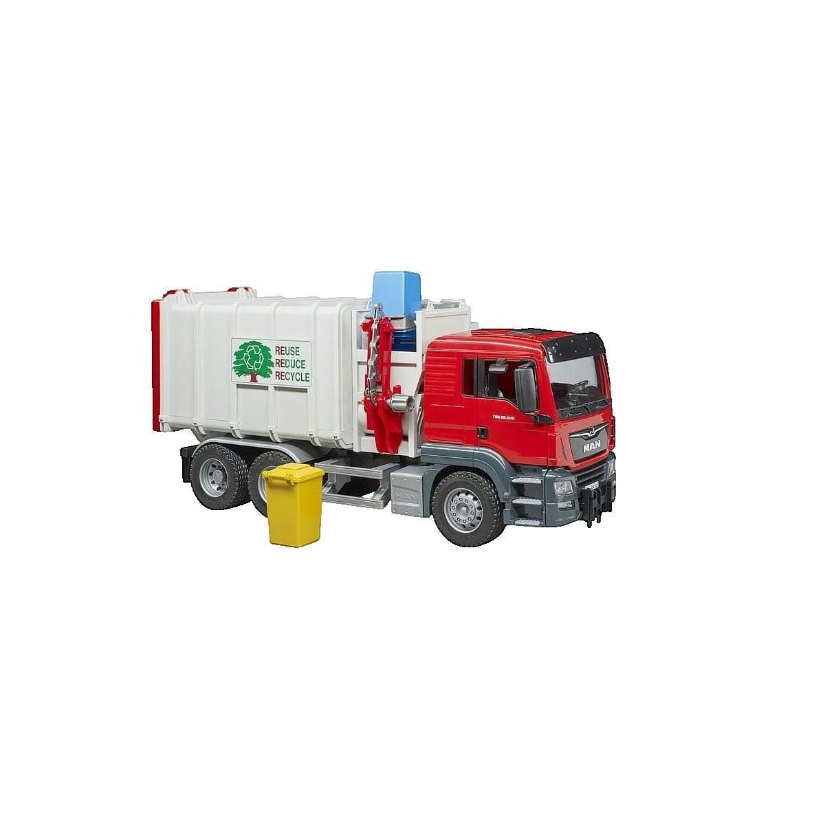 Bruder Camion Jouet Bruder MAN TGS Rouge et Blanc