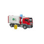 Voir la diapositive 2 : Bruder Camion Jouet Bruder MAN TGS Rouge et Blanc