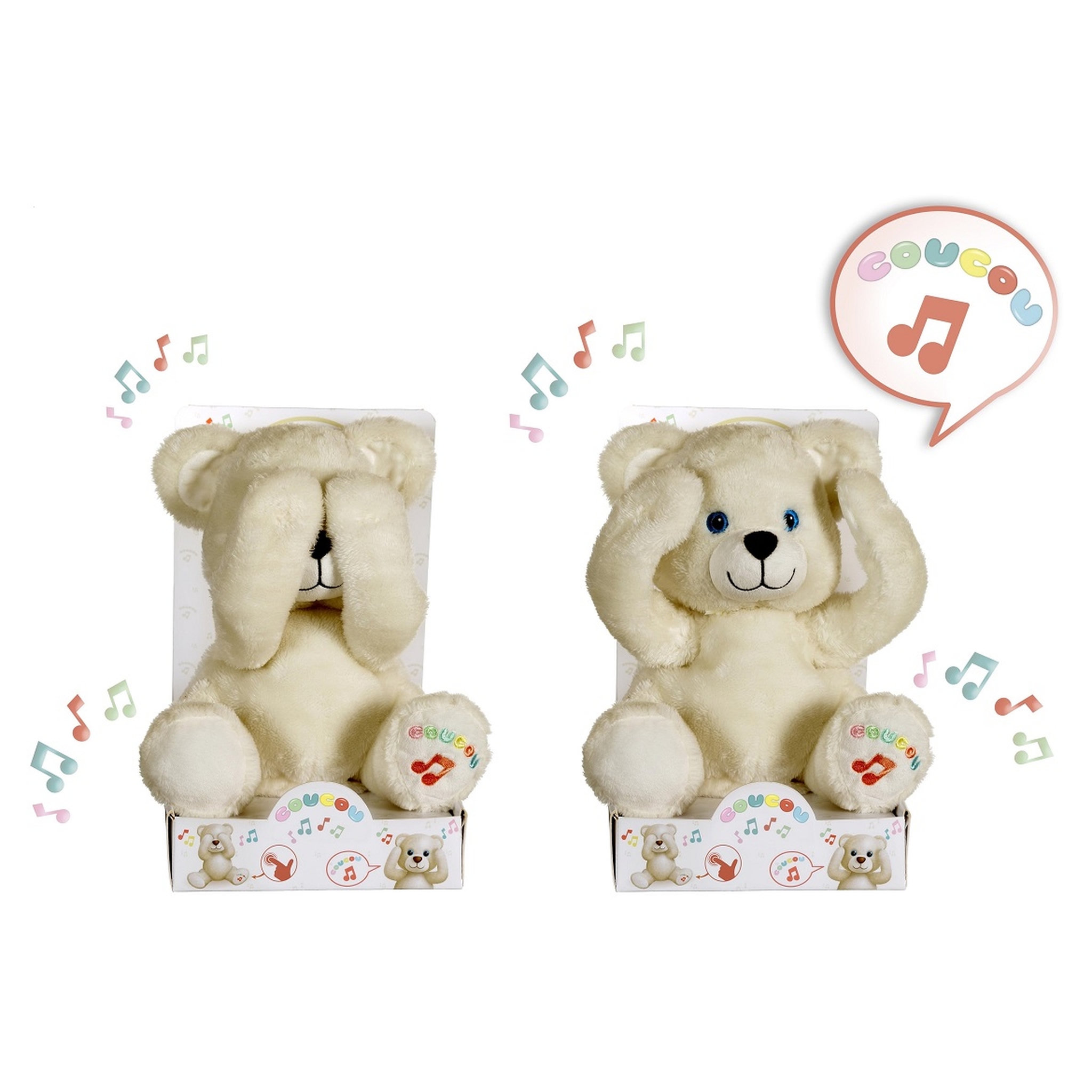 Voir la diapositive 2 : GIPSY Ourson Coucou musical 25 cm