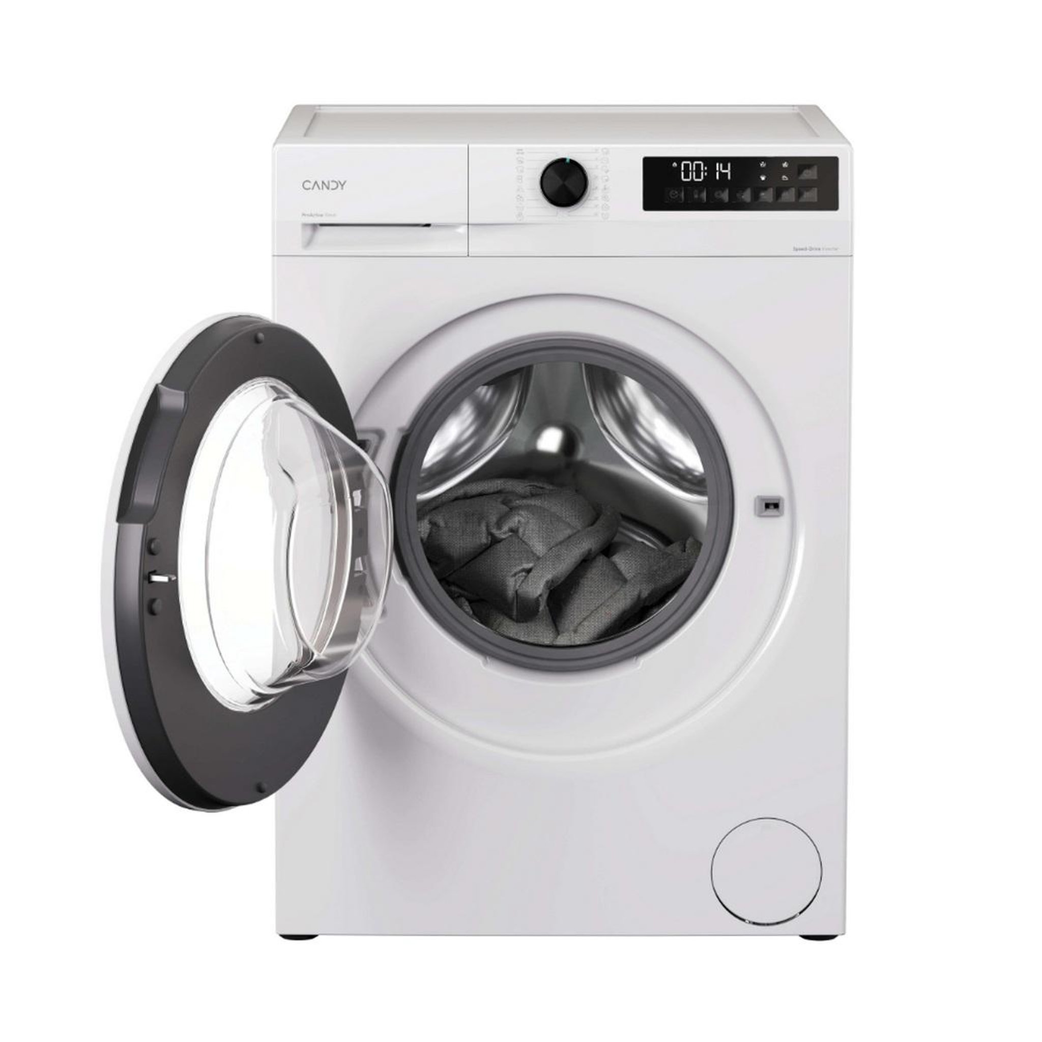 Voir la diapositive 4 : Candy Lave-linge frontal 10kg 1400 tours/min - gd4108-s