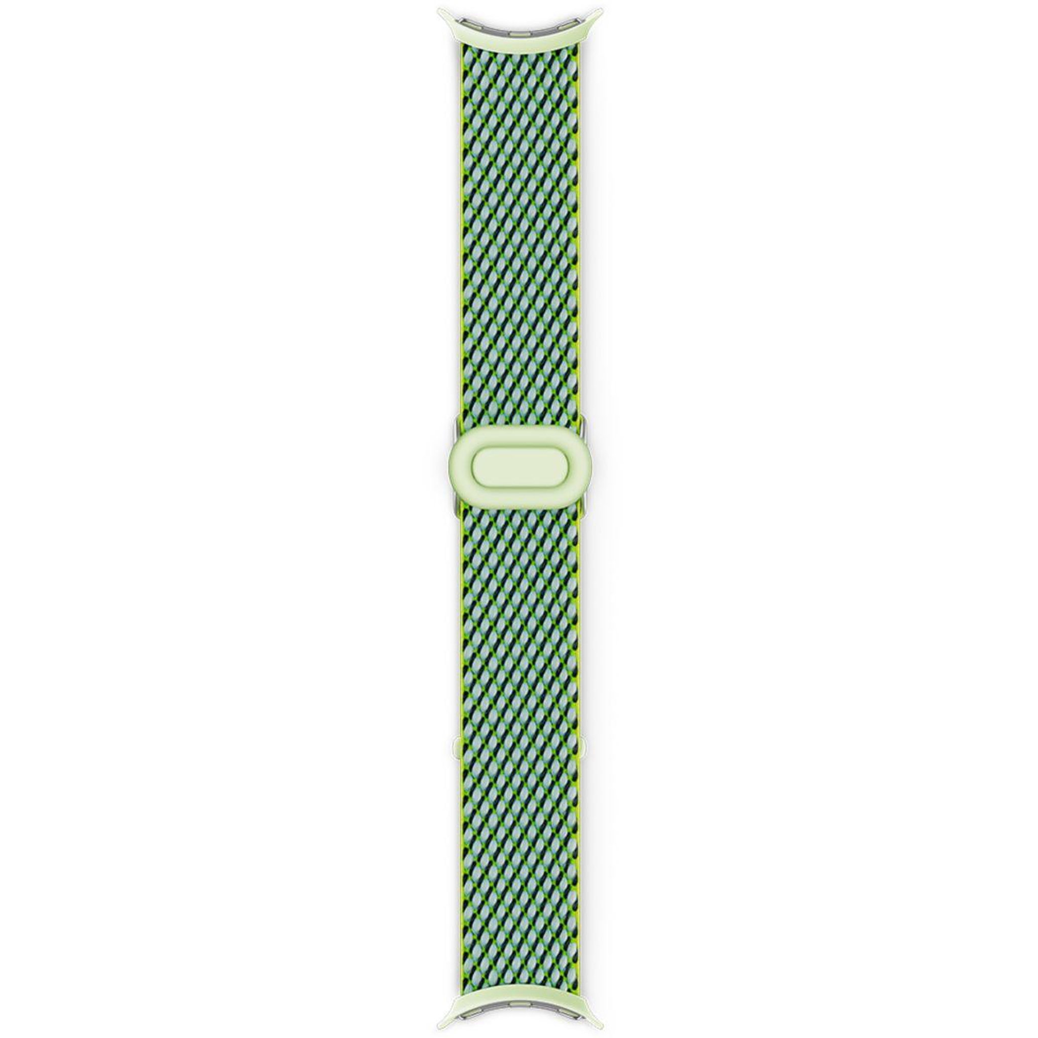 Voir la diapositive 1 : GOOGLE Bracelet Pixel Watch Bands Textile jaune