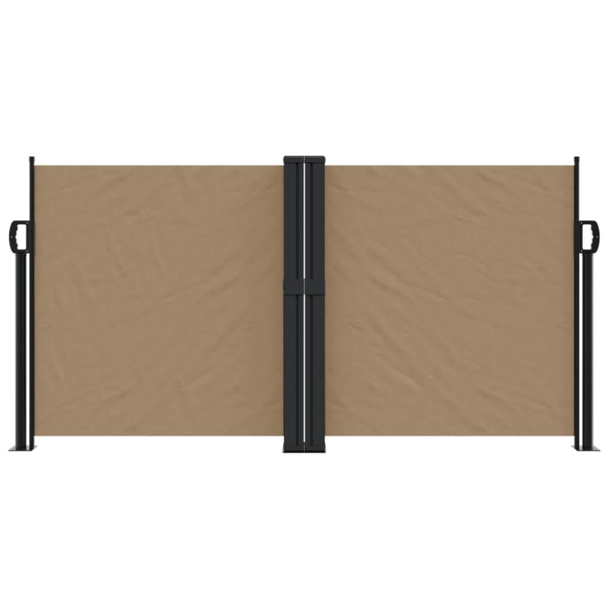 VIDAXL Auvent lateral retractable taupe 120x1200 cm