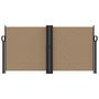 Voir la diapositive 3 : VIDAXL Auvent lateral retractable taupe 120x1200 cm