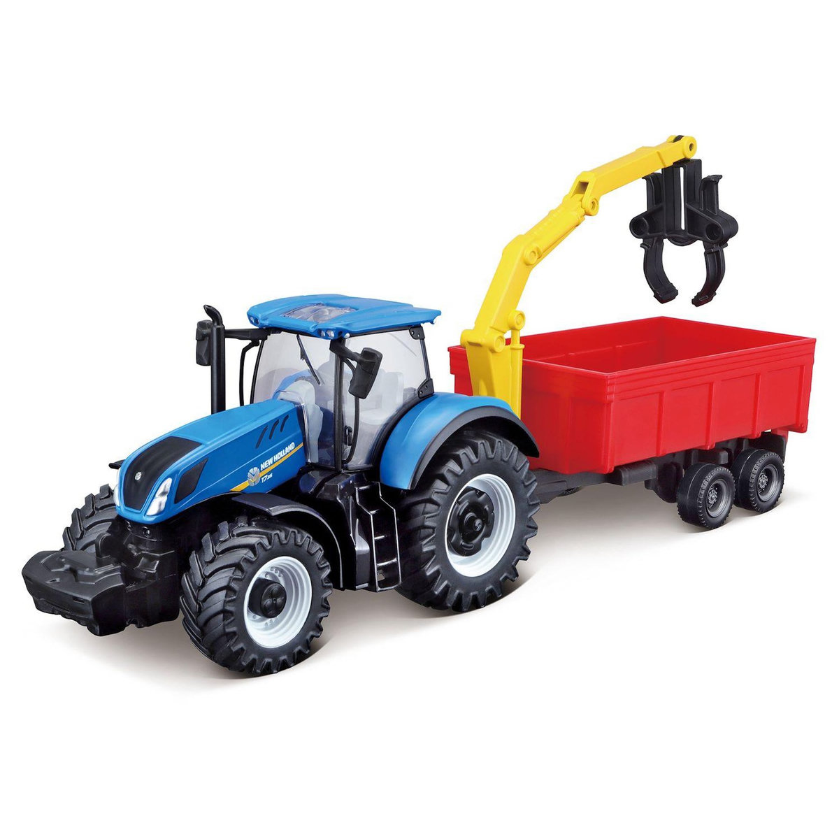 BURAGO Tracteur + remorque Fendt à friction 1/43ème