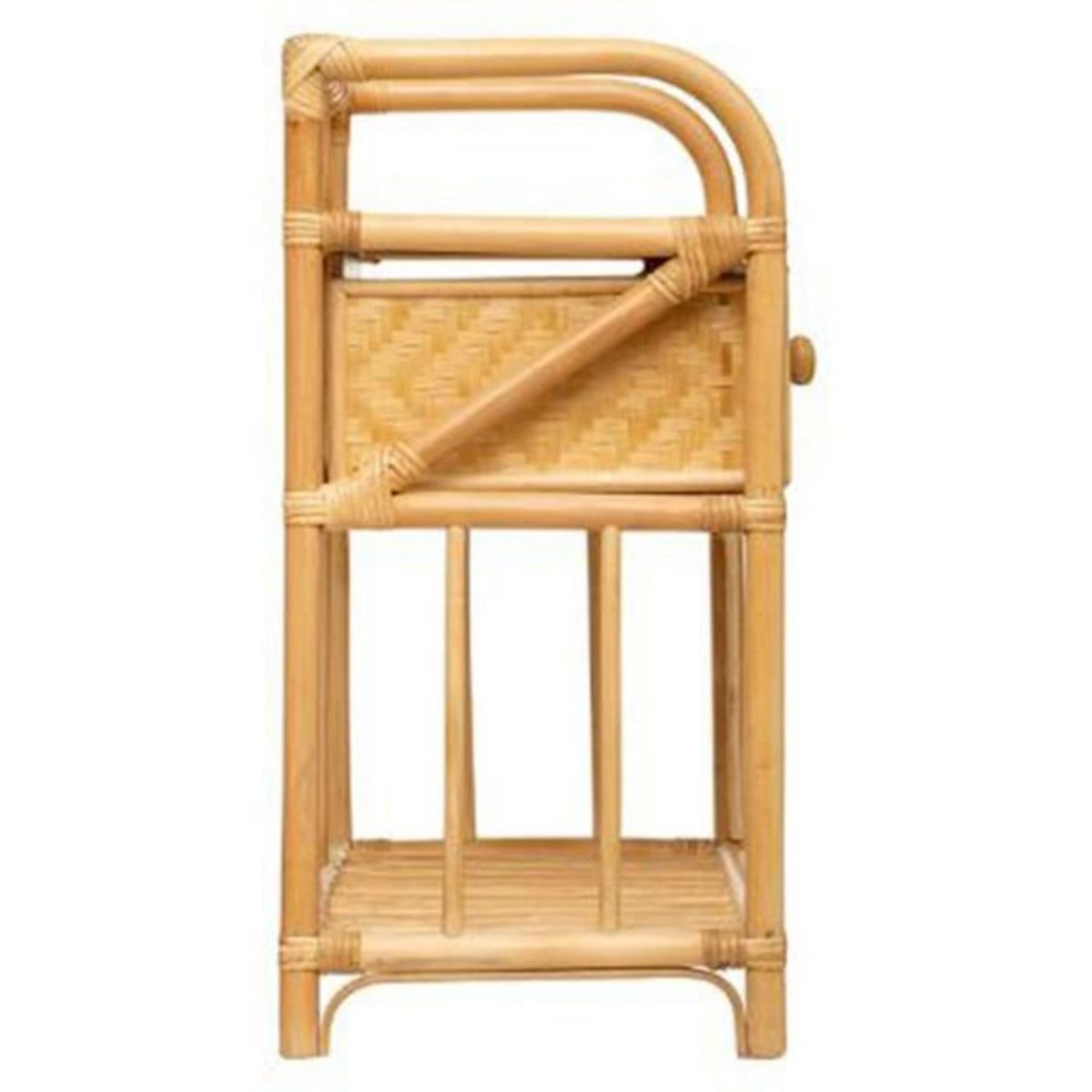 ATMOSPHERA Table de Chevet 1 Tiroir  Idylle Folk  60cm Naturel