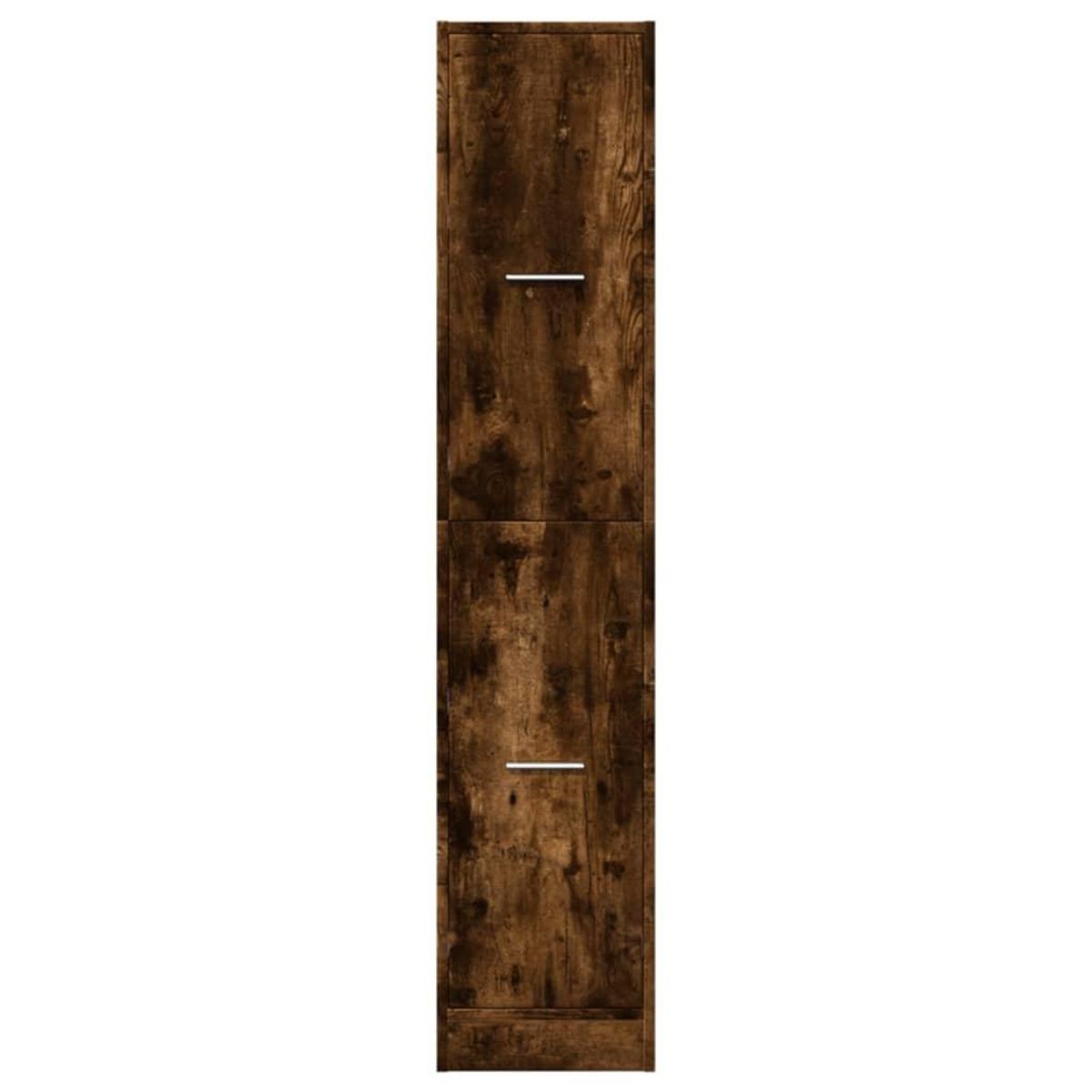 VIDAXL Armoire d'apothicaire chene fume 30x41x144,5 cm bois ingenierie