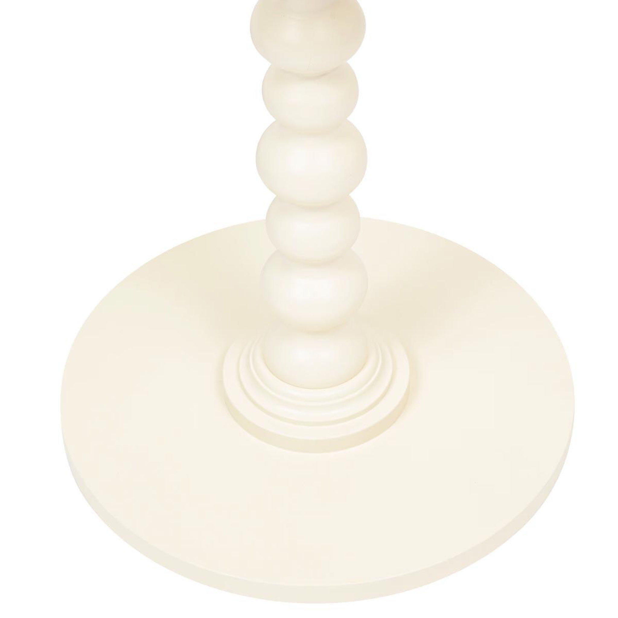 Voir la diapositive 4 : ATMOSPHERA Table d'appoint ronde  alix  50cm ivoire