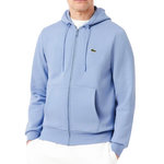 Lacoste Sweat Zippé Bleu Homme Lacoste Zipped. Coloris disponibles : Bleu