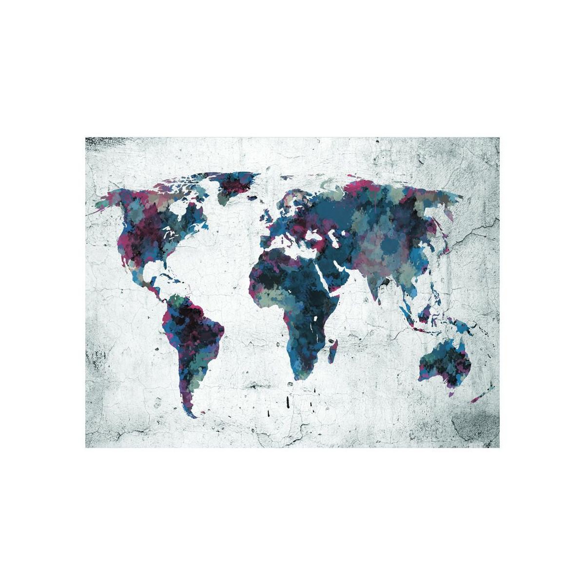 Voir la diapositive 2 : Paris Prix Papier Peint  World Map on the Wall