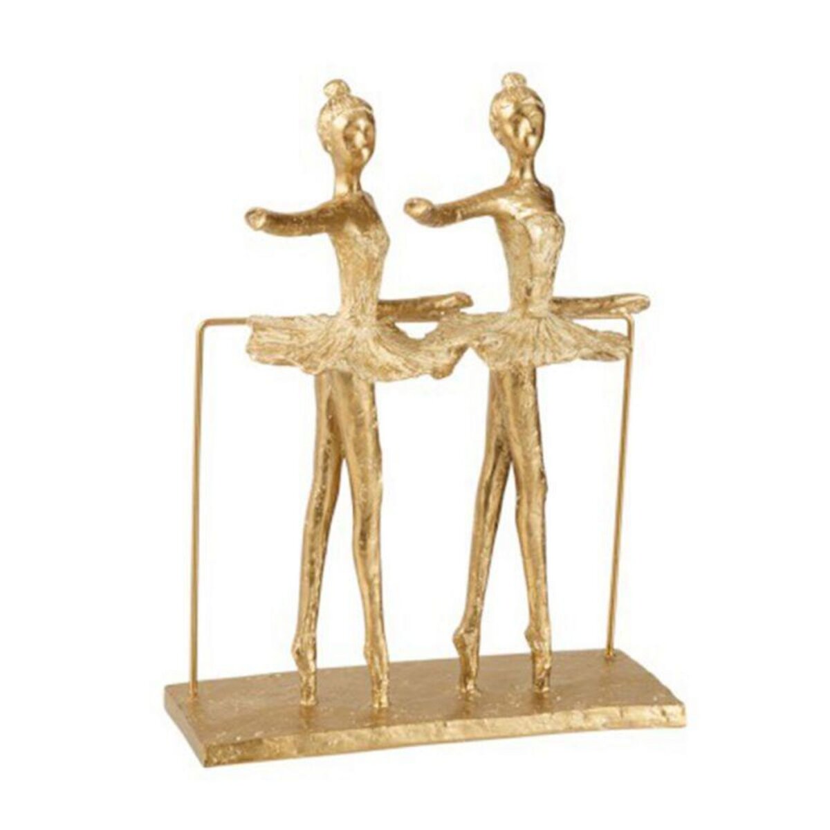 Paris Prix Statuette Déco  2 Ballerines  30cm Or