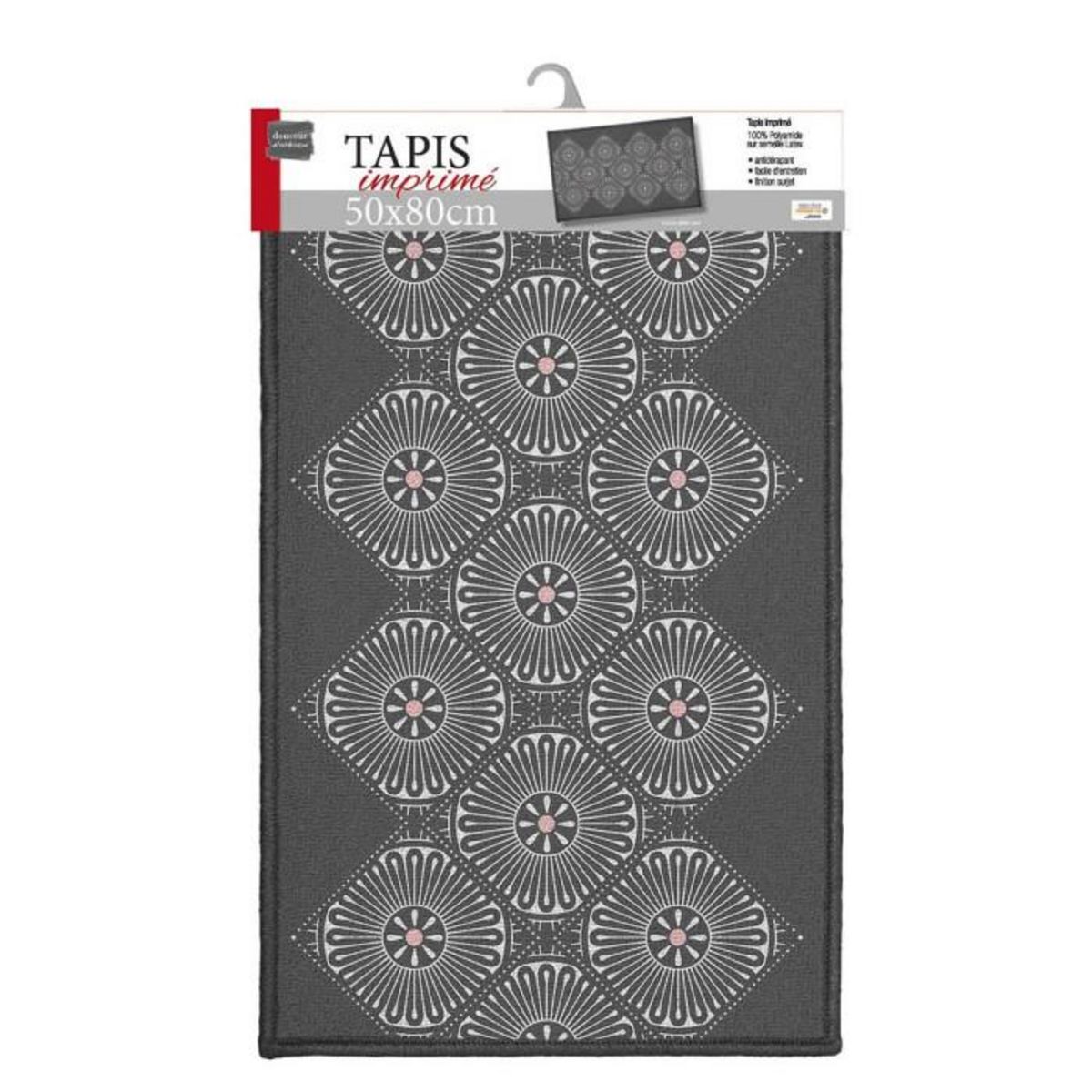 Paris Prix Tapis Déco Imprimé  Cuisine Addict  50x80cm Rose