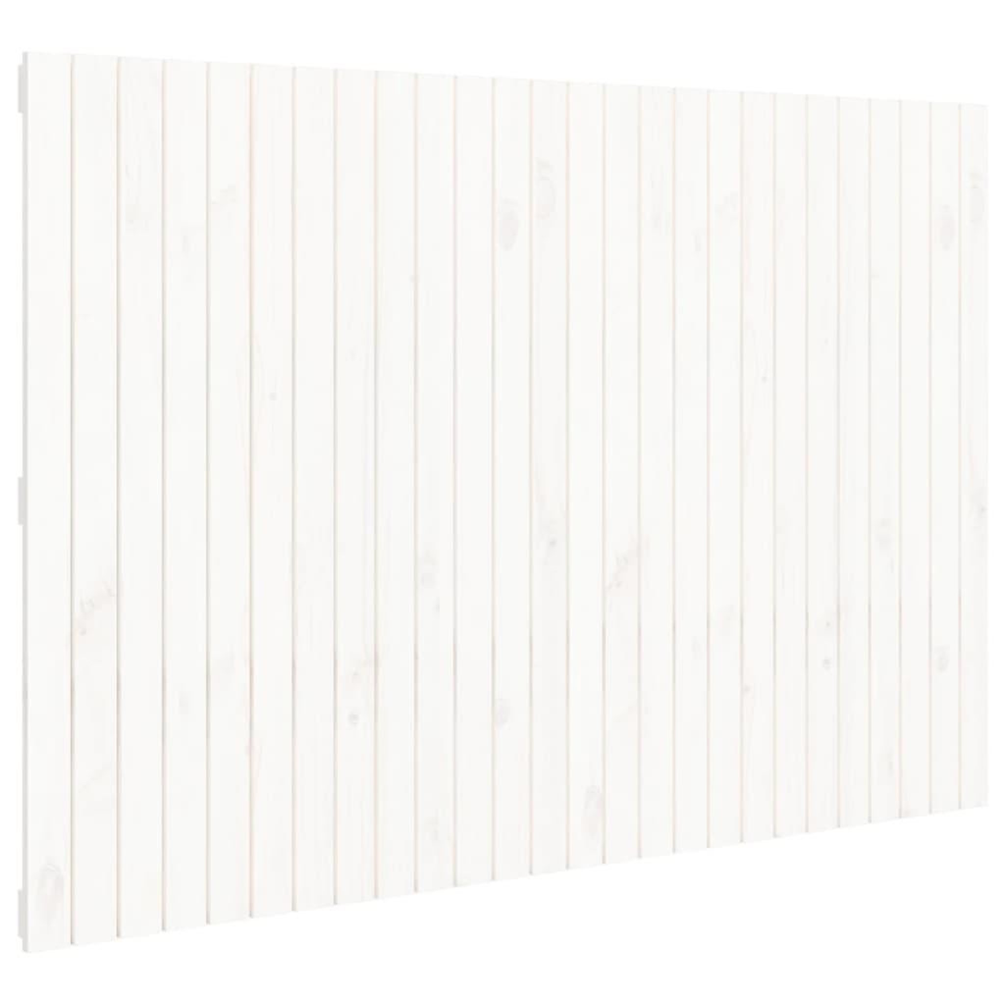 Voir la diapositive 2 : VIDAXL Tete de lit murale Blanc 166x3x110 cm Bois massif de pin