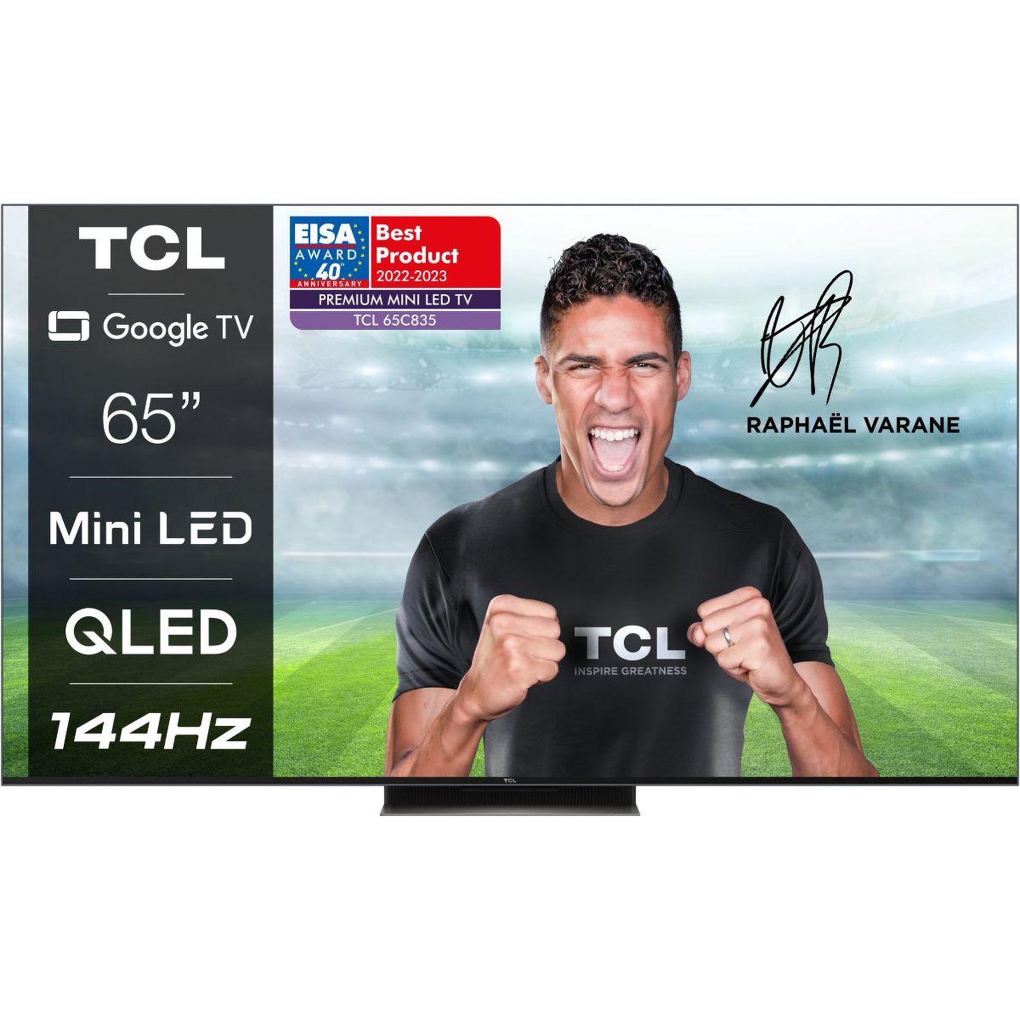 Voir la diapositive 1 : TCL TV QLED MINI LED 65C835