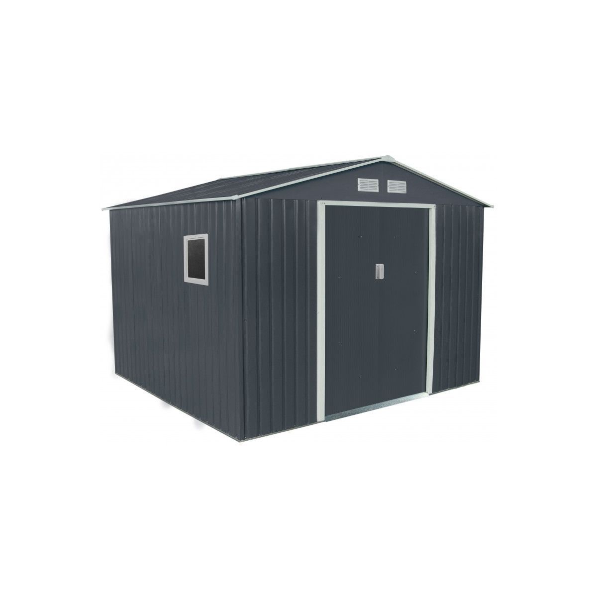 X Métal Abri de jardin métal - Anthracite - 7,06m²