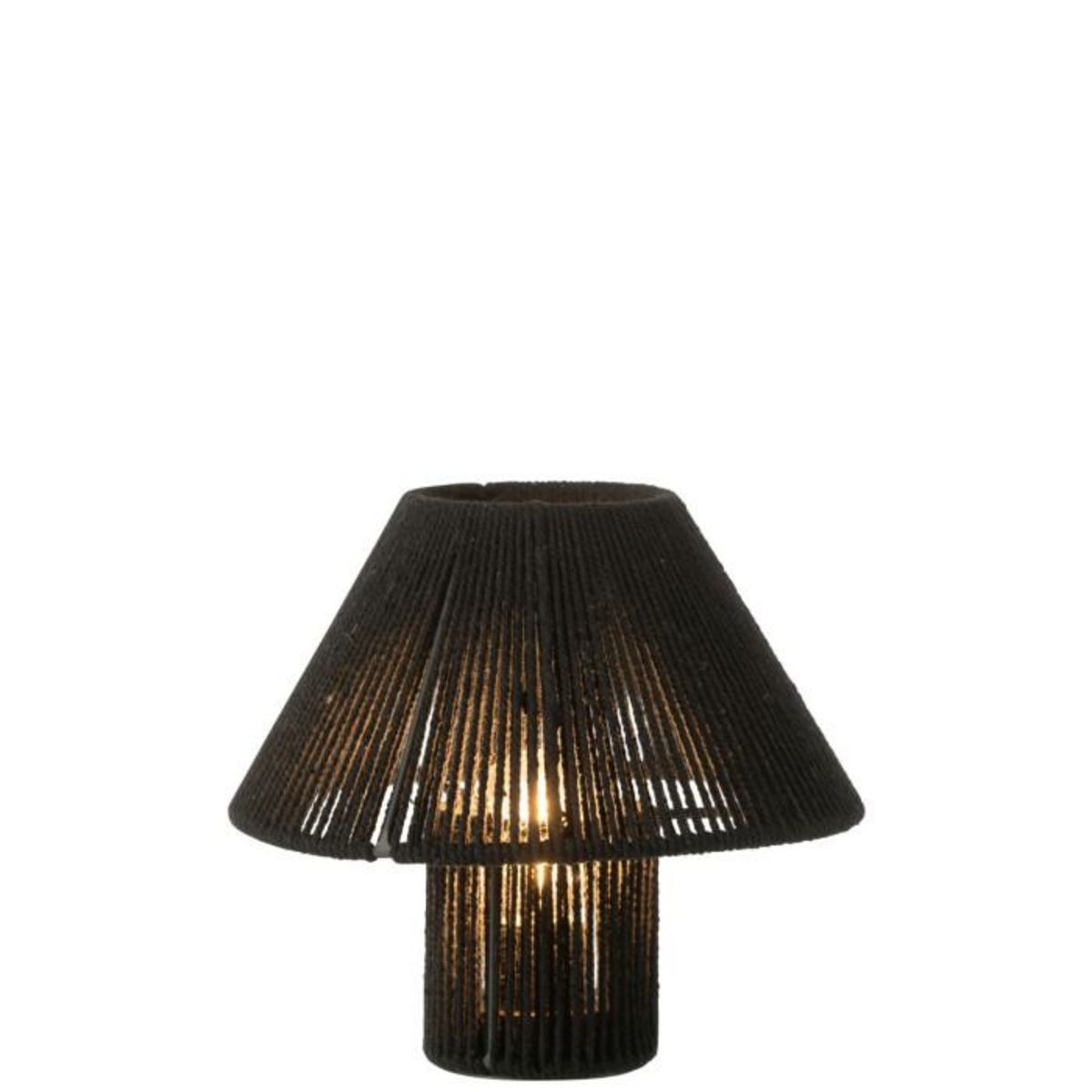 Paris Prix Lampe à Poser à LED  Roslyn  21cm Noir