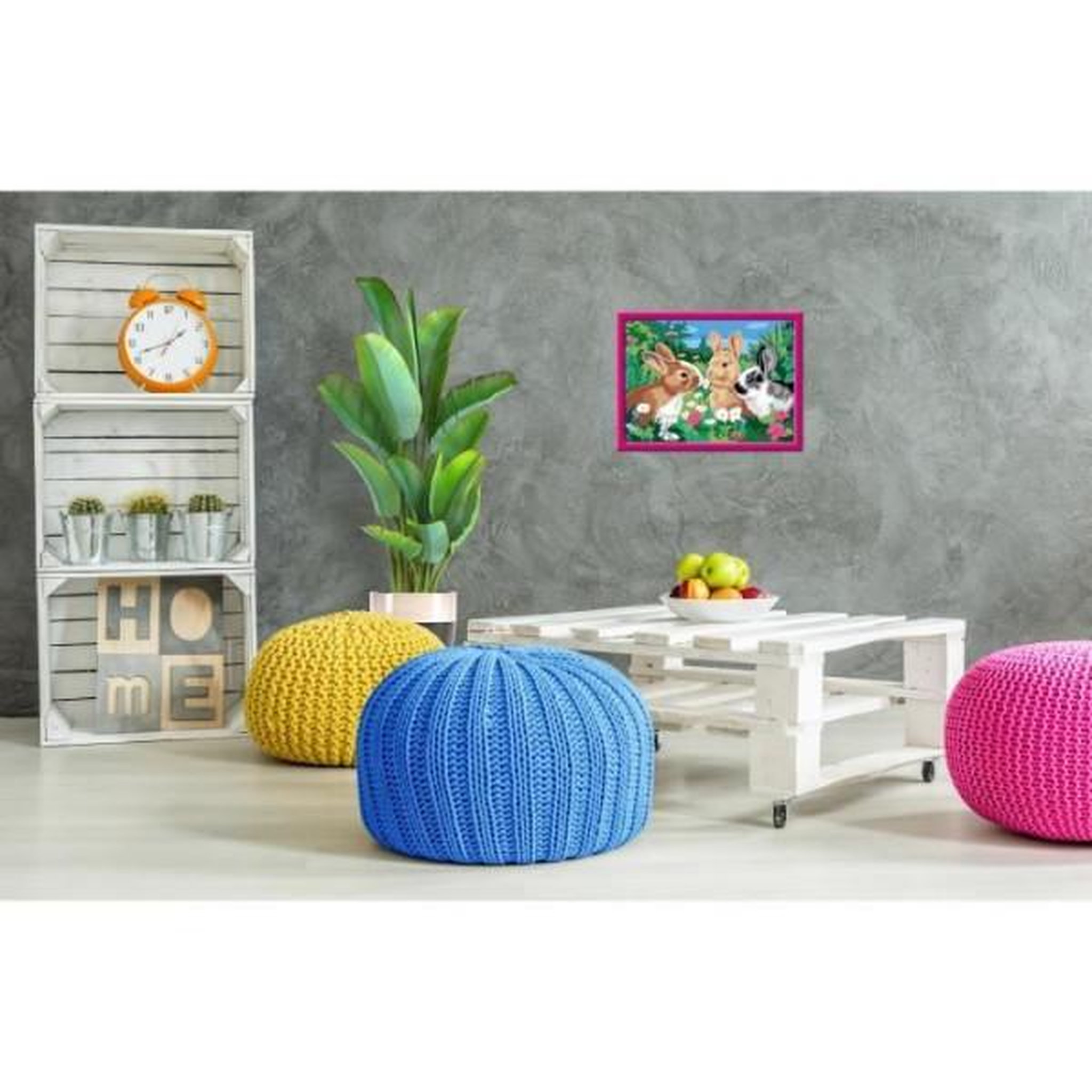 Voir la diapositive 4 : RAVENSBURGER CreArt Kids 31x21cm Lapins dans le pré, Kit de peinture par numéros Numéro d'Art, Des 9 ans, 25847, Ravensburger