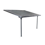 CONCEPT USINE Tonnelle murale 13,30 m² en aluminium FERRATO