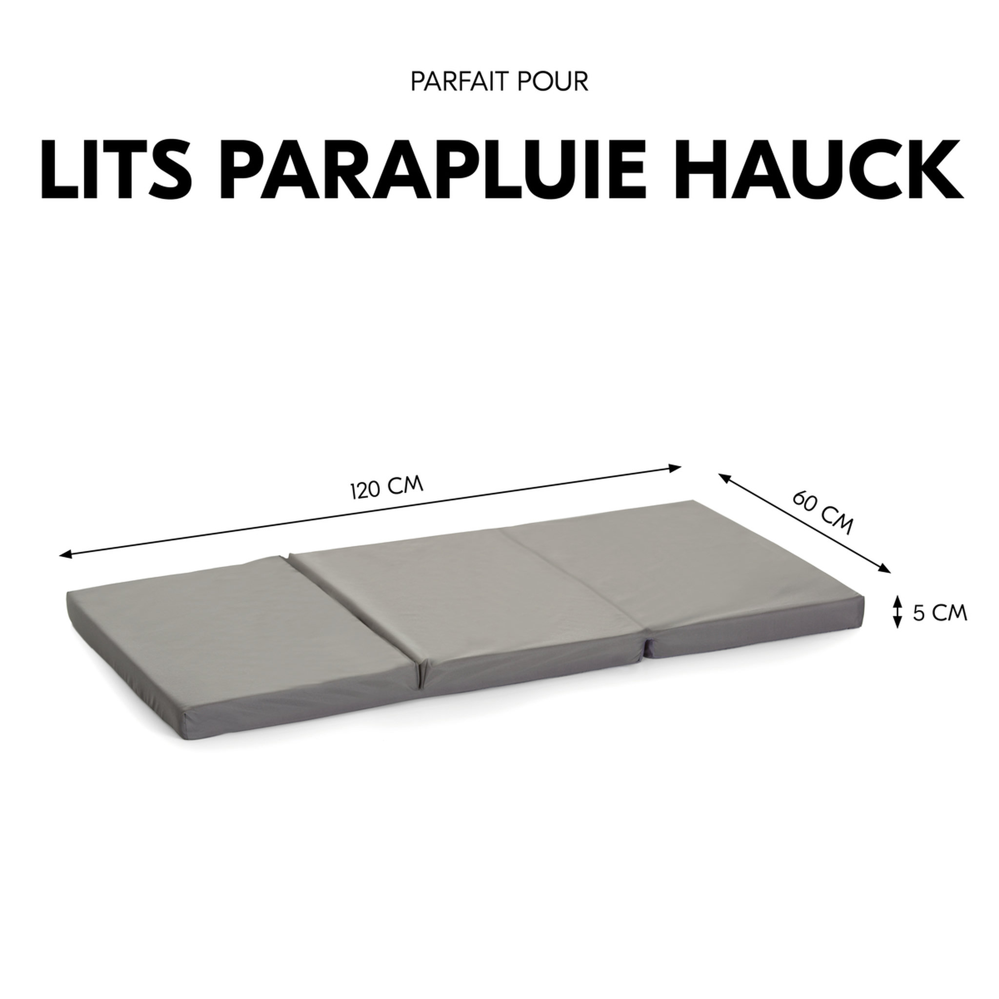 Voir la diapositive 3 : HAUCK Matelas pour lit parapluie Sleeper