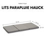 Voir la diapositive 3 : HAUCK Matelas pour lit parapluie Sleeper