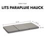 Voir la diapositive 3 : HAUCK Matelas pour lit parapluie Sleeper