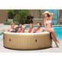 Voir la diapositive 3 : INTEX Spa gonflable INTEX - Sahara - 216 x 71 cm - 6 places - Rond - 28428EX