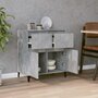 Voir la diapositive 3 : VIDAXL Buffet Gris beton 60x35x70 cm Bois d'ingenierie