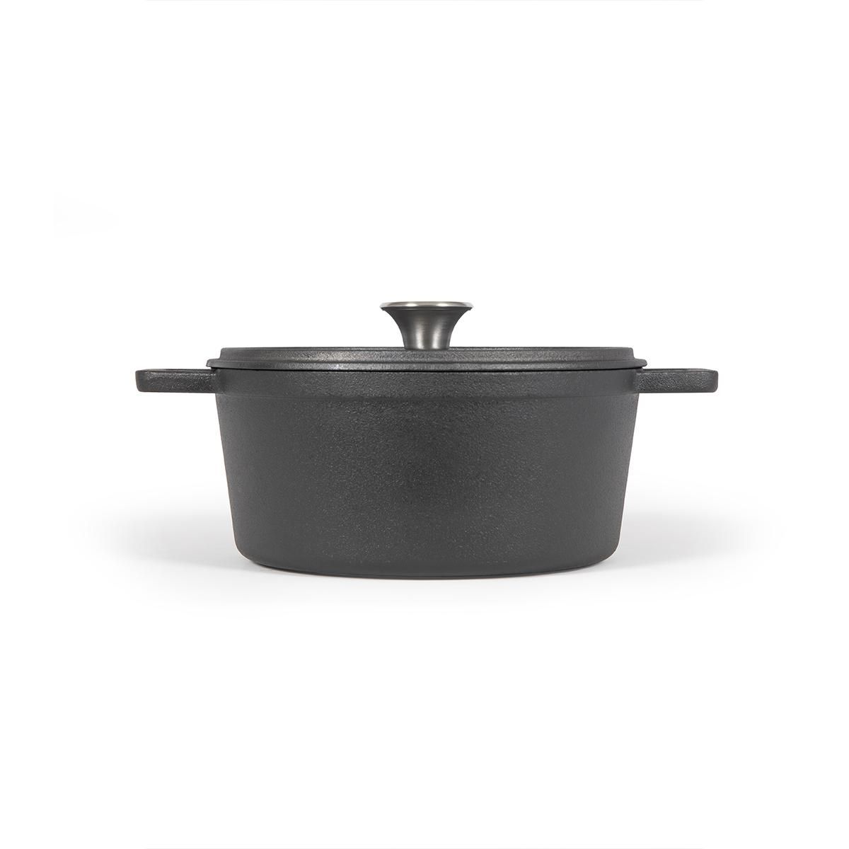LIVOO Cocotte ronde 24cm 4l noir - mep139