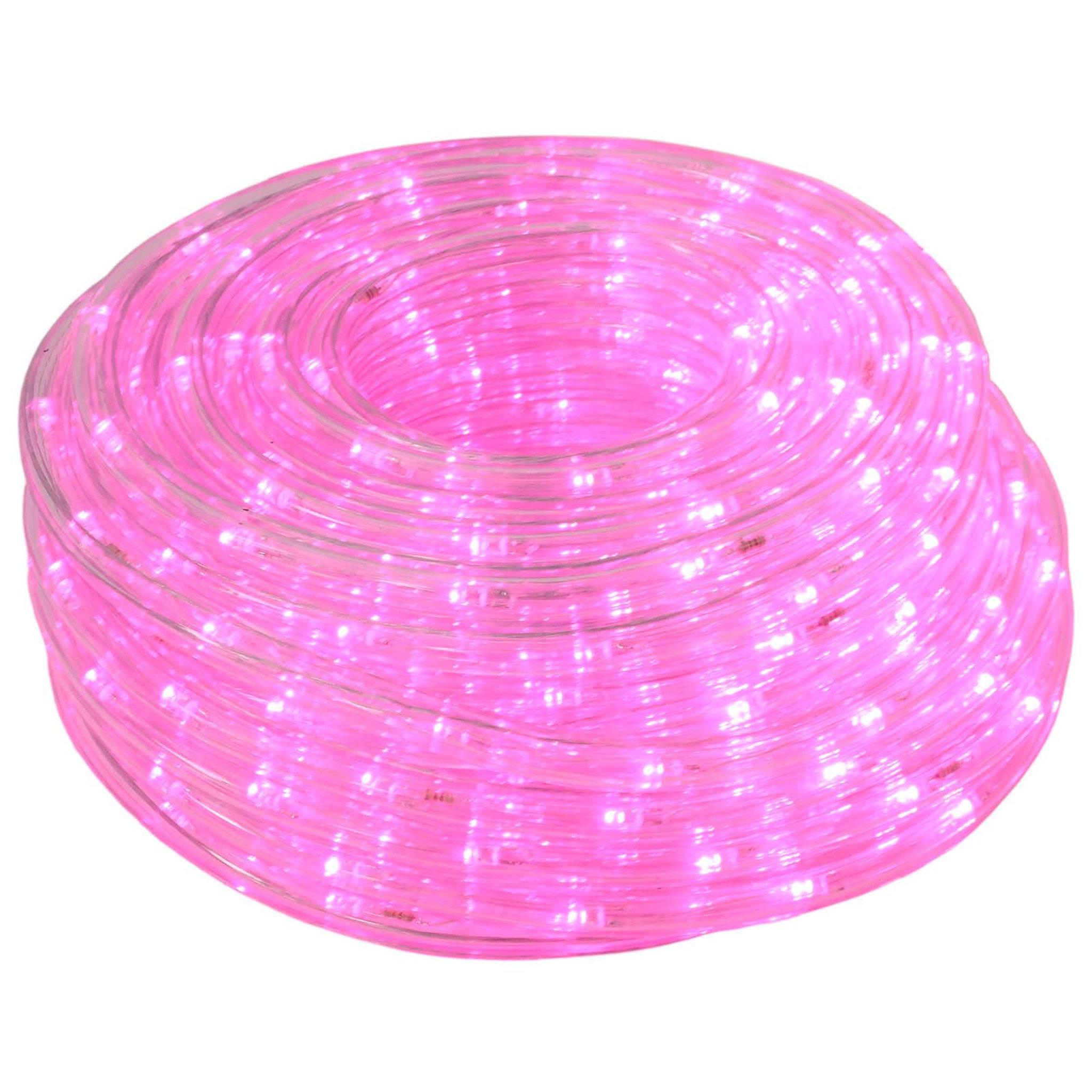VIDAXL Cordon lumineux LED de Noël 2400 LED Rose 100 m