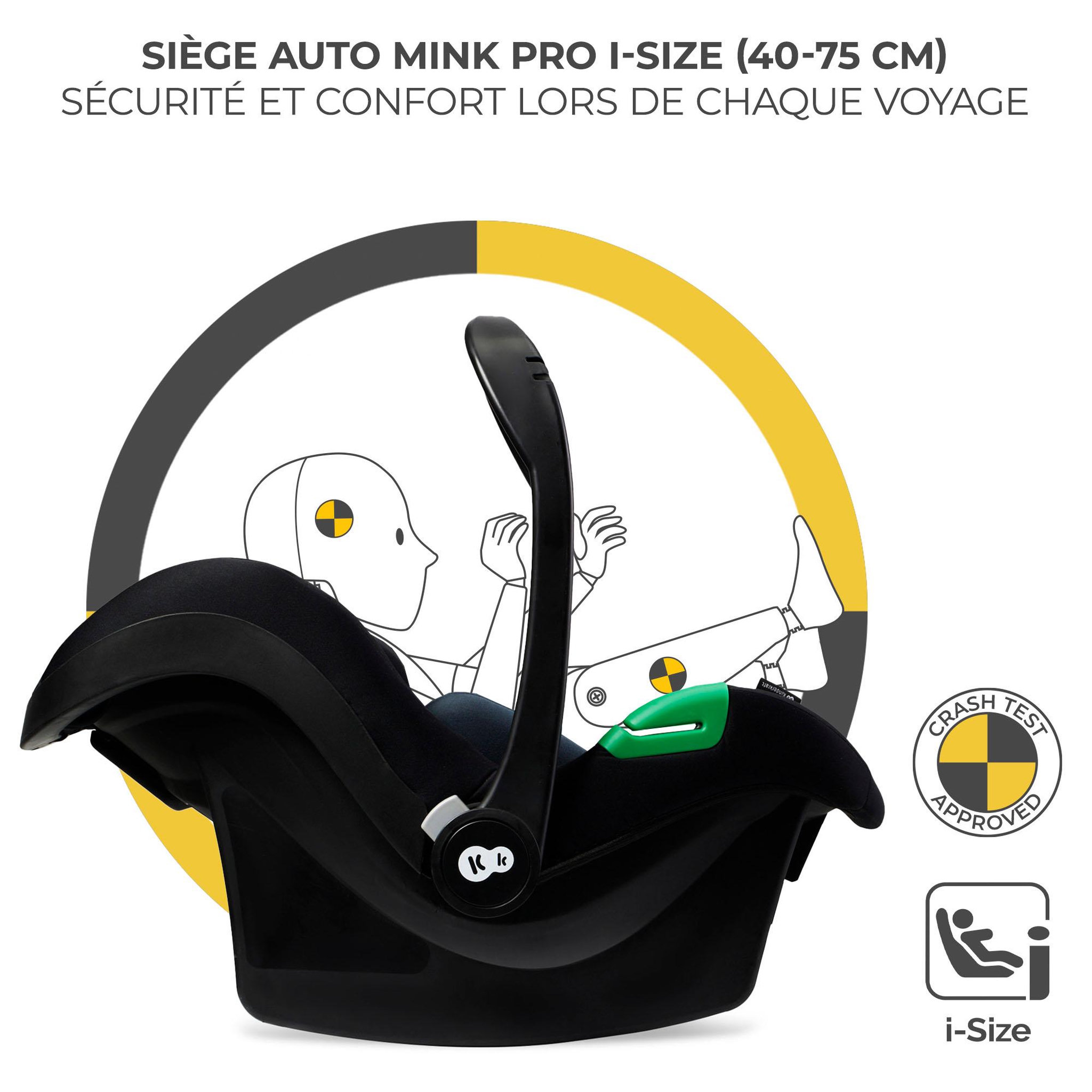 Voir la diapositive 4 : KINDERKRAFT Poussette trio moov 2 pratique et confortable