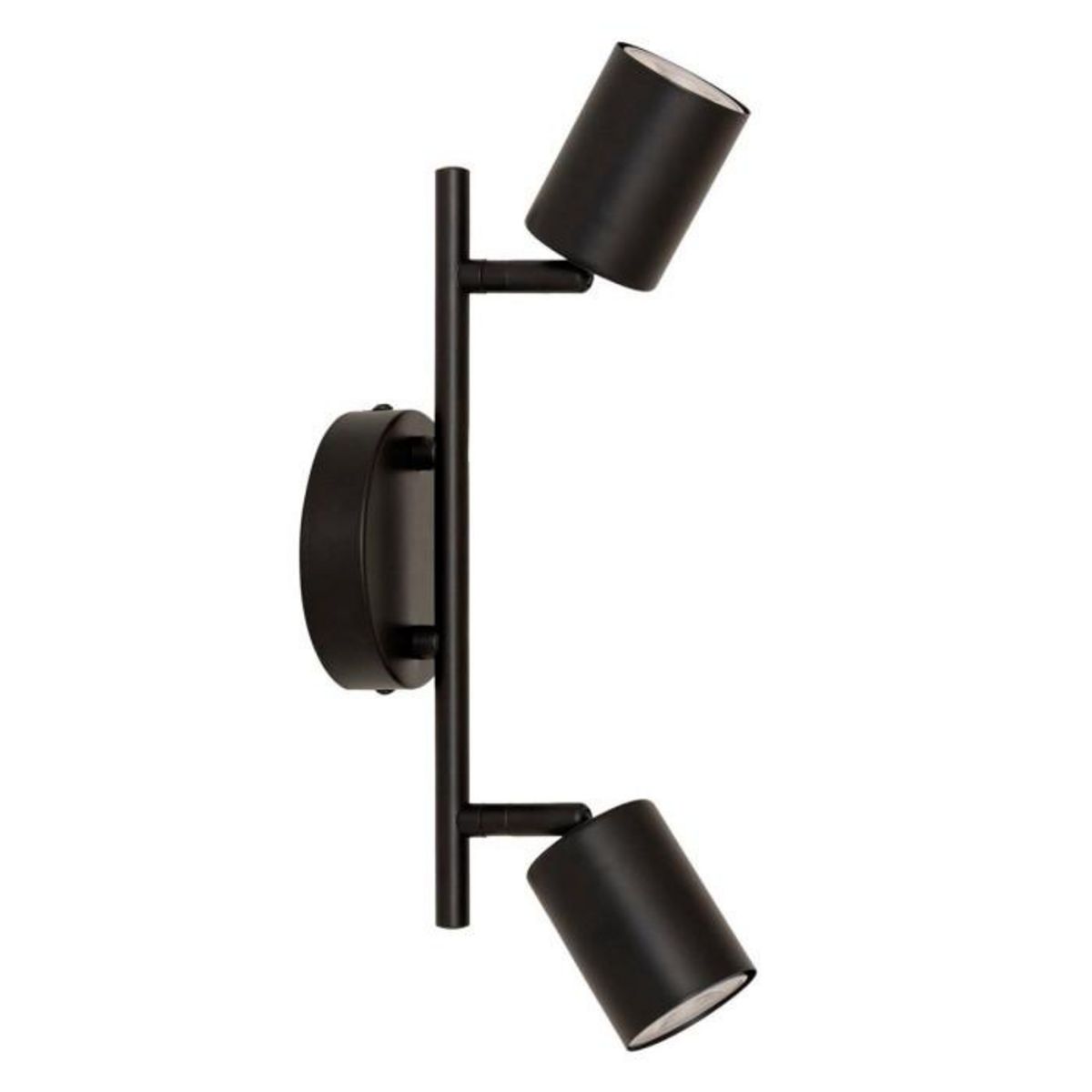 ATMOSPHERA Applique Murale 2 Spots Orientables  Vico  16cm Noir