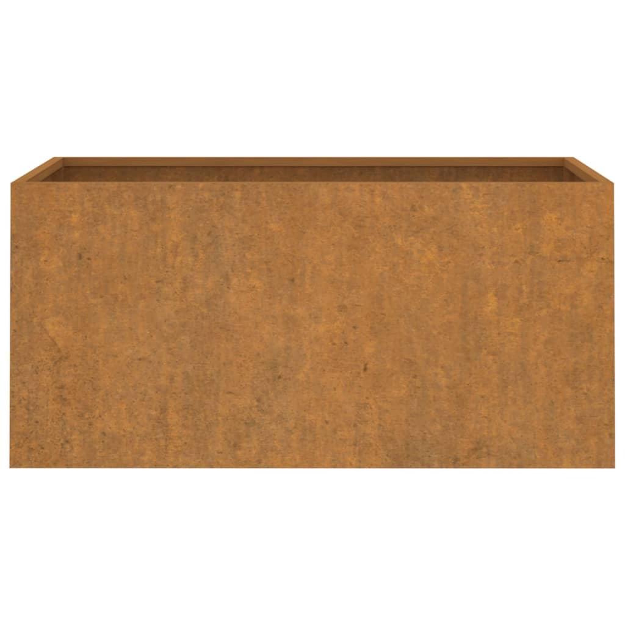 Voir la diapositive 5 : VIDAXL Jardiniere 62x30x29 cm acier corten