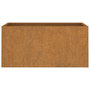 Voir la diapositive 5 : VIDAXL Jardiniere 62x30x29 cm acier corten